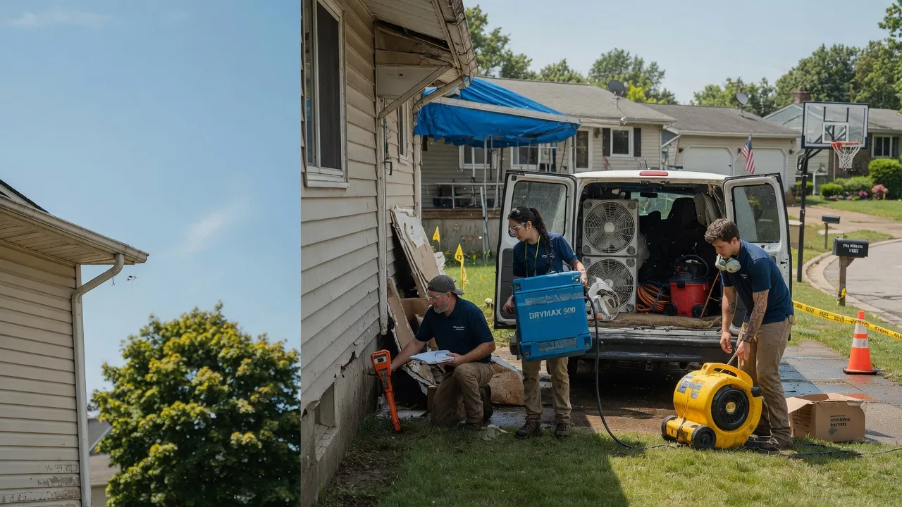 Ceiling Leak Cleanup in Hamler, OH near me